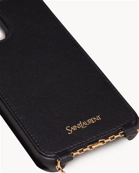 ysl coque iphone|IPHONE 15 CASE IN LEATHER .